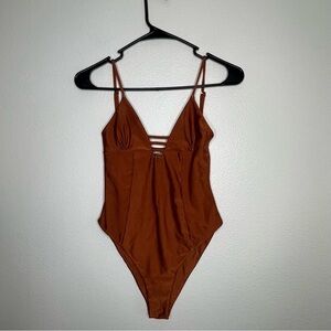 Issa de Mar São Paulo Copper One Piece Swimsuit Womens Small